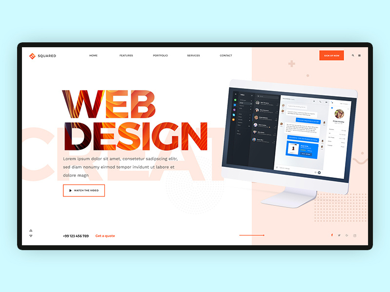 Slider Concept photoshop illustration corporate design corporate website concept branding websdesign