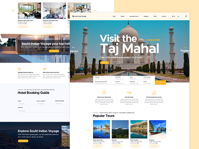 Booking Design booking booking system hotel illustration landing page theme tours vacation webdesign website