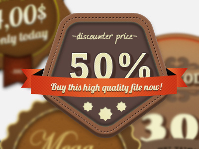 Rustical Special Offer Badge badges high resolution quality rustical special offer vactor badges vector shapes