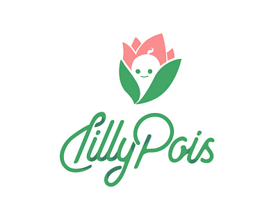 Lilly baby fashion design illustration lilly logo poi tailor textile vector