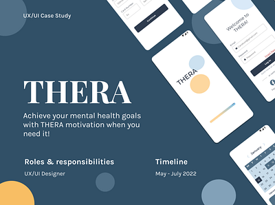 UX Case Study -THERA app ui ux