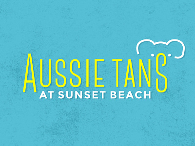 Aussie Tans Logo koala logo salon tan