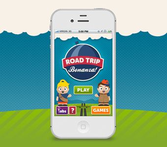 Road Trip Bonanza! Mobile App app design game ios iphone mobile road trip