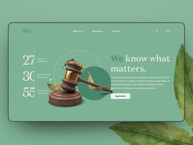 Law firm design minimal slider revolution ui ux web webdesign website website design wordpress