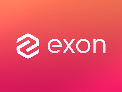 Exon logo brand branding icon lettering logo typography