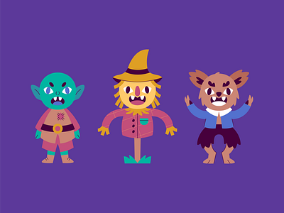 Halloween characters