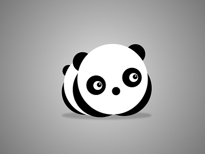 A Panda design graphic the