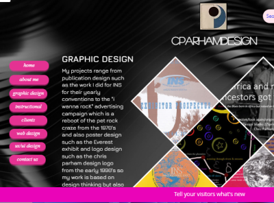 https://cparham47.wixsite.com/cparhamdesign branding design graphic design illustration typography ux