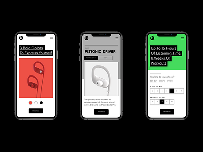 Beats by Dre. Powerbeats Pro Retail Concept