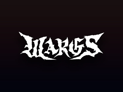 Wargs Logo band black metal death metal logo metal vector