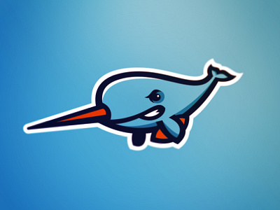 Svalbard Narhwals logo narwhal sports svalbard vector 🏈