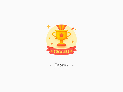 Trophy graphic icon ui