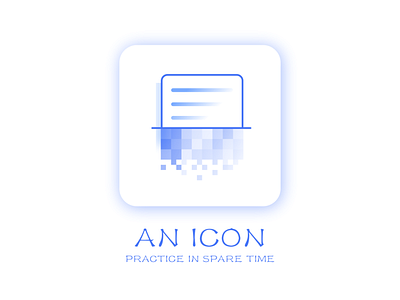 扫描文档icon design icon illustration