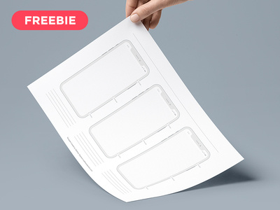 Free Printable iPhone X Templates