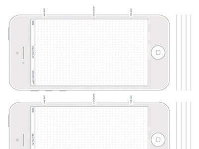 Free Printable iPhone 5, iPhone 5s, and iPhone 5c Templates