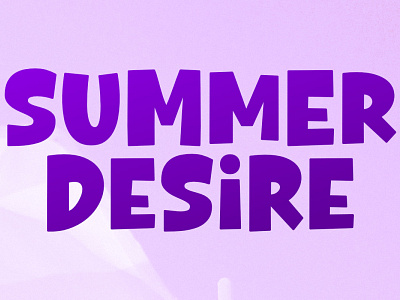 Summer Desire - A Fun And Bold Typeface design fonts logo typeface typography