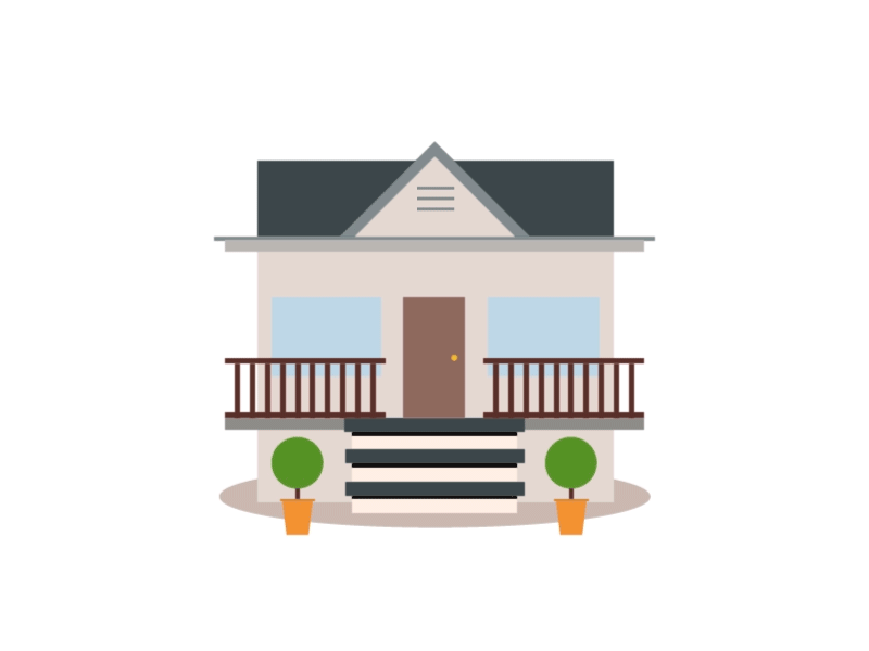 House Animation Gif by Sim Ahmed on Dribbble