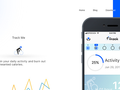 Track Me Website. activity iphone app tracking