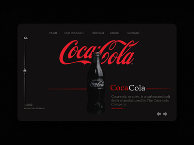 Landing Page Coca Cola