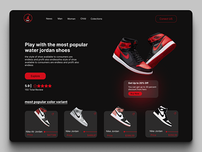 Landing Page Air Jordan