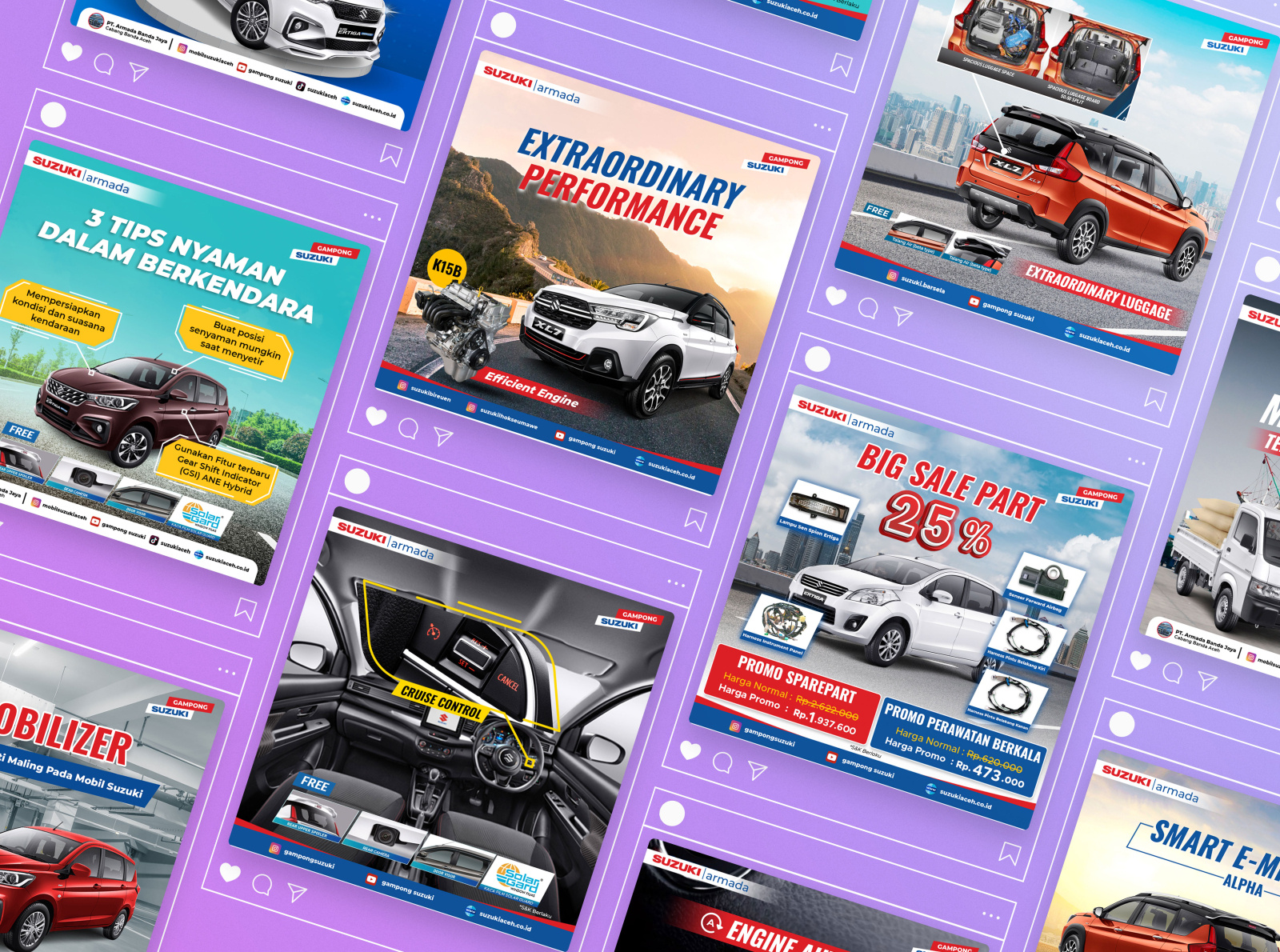 Cars Instagram Post by insting designer on Dribbble