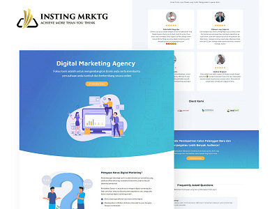 Cool Landing Page Design branding design marketing ui we web design