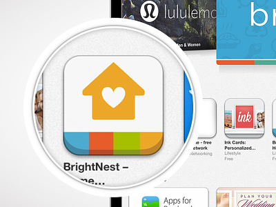 BrightNest iOS App Icon (in App Store) app app store design icon ios mobile