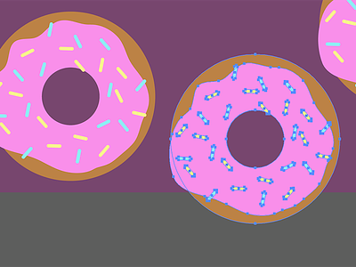 Making some donuts color donut illustrator vector