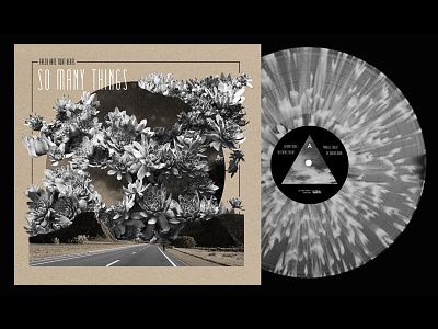 'So Many Things' Album Art album collage graphic design screen printing vinyl