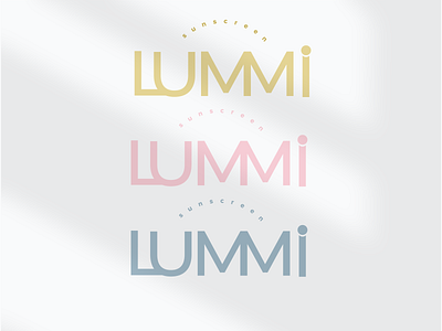 Lummi - A Sunscreen Brand branding graphic design logo