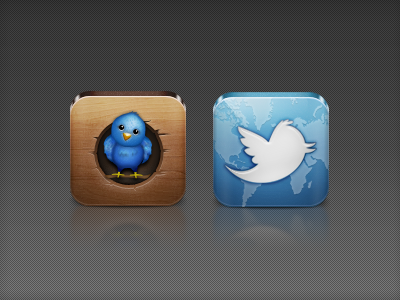 Twitter Icons cydia design icon iphaze iphone4 jailbreak retina twitter