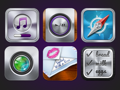 New Elements design icon iphaze iphone ipod jailbreak theme