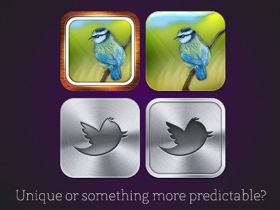 Twitter Icons design icon iphaze iphone ipod jailbreak twitter ui