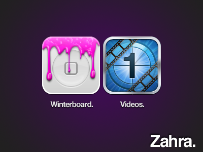 Videos & Winterboard board icon iphaze iphone jailbreak theme videos winter winterboard zahra