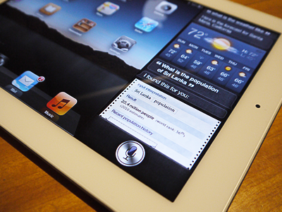 Siri For iPad app apple design ios ipad iphaze recognition siri speech ui ux wwdc