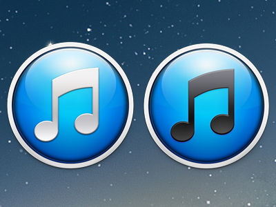 Everyone and their Dog is doing it. iTunes 11 Icon 11 apple design dock free icon itunes itunes11 osx revamp space