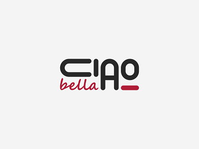 CIAO BELLA - Italian Restaurant logo 10design abstractmarklogo brandlogo c letterlogo clothingbrandlogo companylogo creativelogo flatlogo icon italianrestaurantlogo lettermarklogo logo logodesigner logofolio restaurantlogo uniquelogo wordmarklog