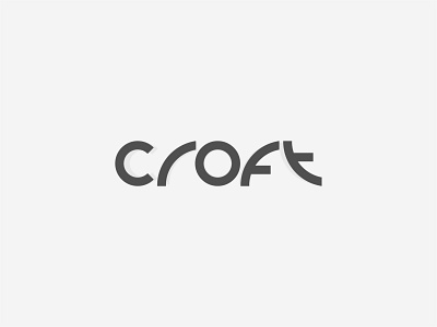 Croft - clothing brand logo 10design brandlogo icon letterlogo logo logodesigner logofolio uniquelogo wordmarklogo