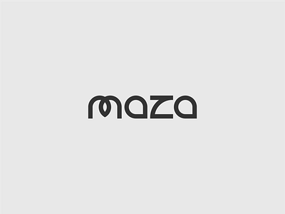 Maza - juice brand logo 10design brandlogo flatlogo foodlogo icon juicelogo lettermarklogo logo logodesigner logofolio restaurantlogo uniquelogo wordmarklogo