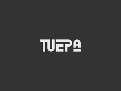 TUEPA- clothing brand logo 10design brandlogo cloth logo flatlogo icon lettermarklogo logo logodesigner logofolio uniquelogo wearlogo wordmarklogo