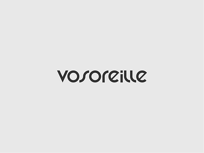 vosoreille- clothing brand logo 10design brandlogo clothinglogo flatlogo icon lettermarklogo logo logodesigner logofolio uniquelogo wordmarklogo