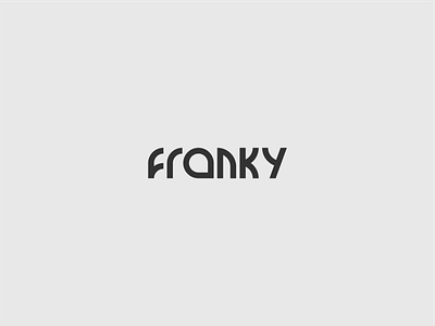 Franky - clothing brand logo brandlogo clothinglogo icon letterlogo logo logodesigner logofolio uniquelogo wordmarklogo