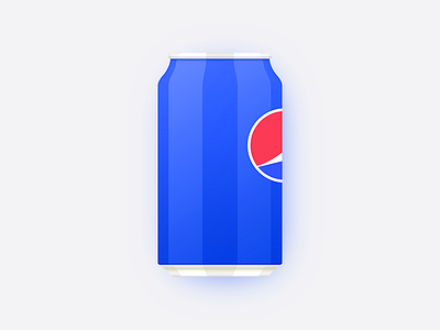 Pepsi blue flat illustration pepsi ui