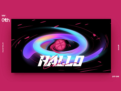 Hallo dribbble 2018 color ctl 301 graphical design