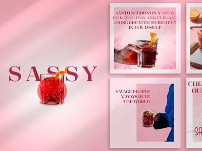 Santo Negroni negroni pink sassy