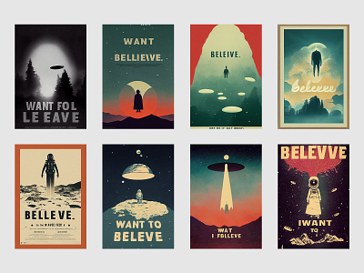 Believe Posters ai design graphic design illustration midjourney poster