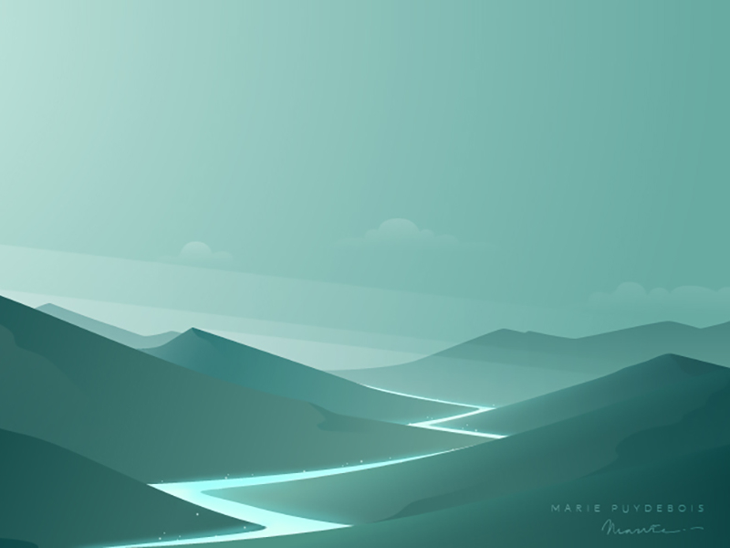 Green River by Marie Puydebois on Dribbble