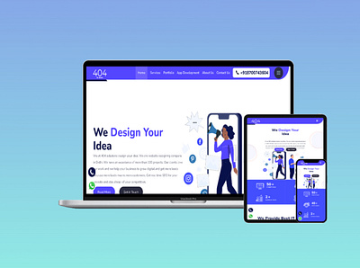 Website Design (404 Solutions) codemix technologies graphic design ui website design