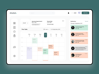 Shedul.com Redesign booking booking app booking system branding calendar daily dailyui design landing page minimal organic schedule ui