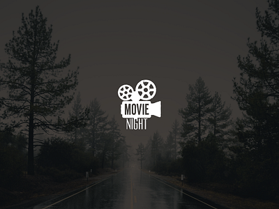 MOVIENIGHT logo concept [2] branding design graphic design illustration logo